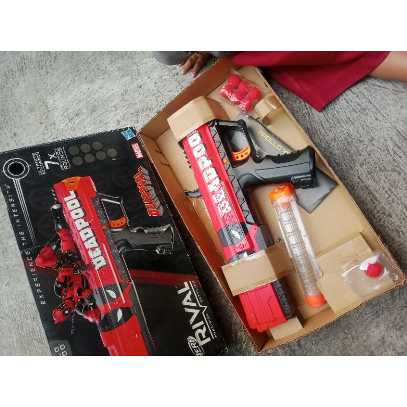 PRELOVED Nerf rival deadpool apollo xv-700 limited edition RARE