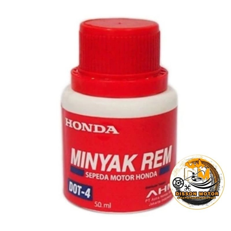 Minyak Rem Motor AHM Honda DOT-4 50ml Original / Minyak Rem Motor