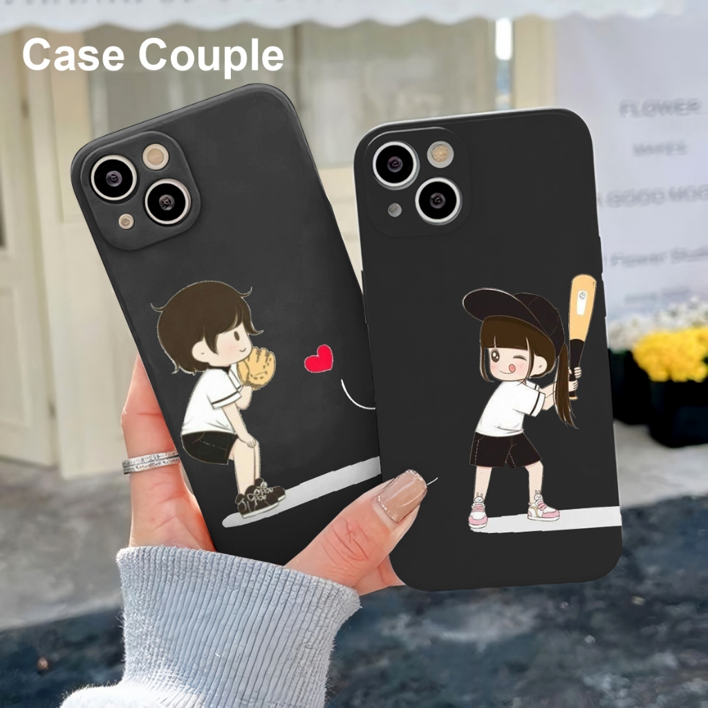 CASE COUPLE UNTUK TYPE HANDPHONE OPPO / VIVO / SAMSUNG /REDMI / INFINIX /REALME / IPH / POCO /SILIKO