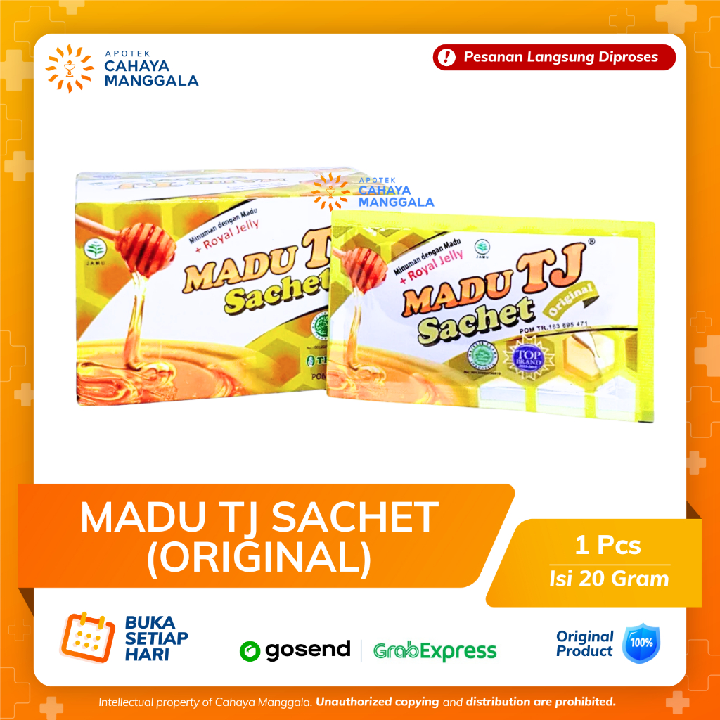 

MADU TJ SACHET RASA ORIGINAL 1 BOX 12 SACHET