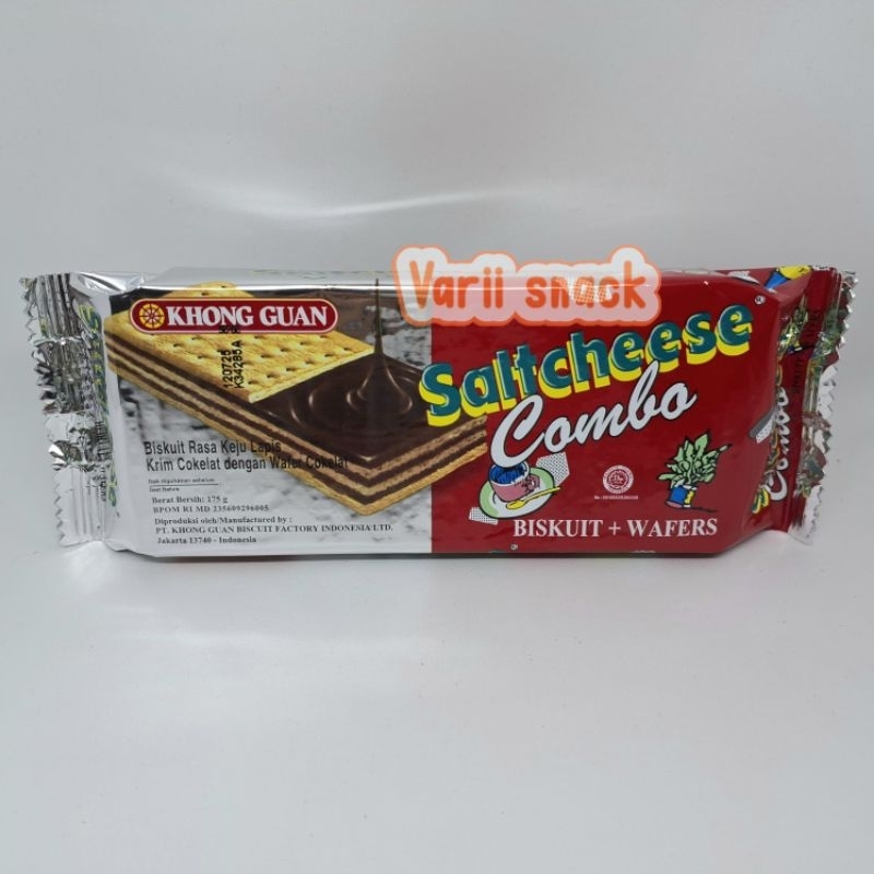 

Khong Guan Biskuit Wafer Saltcheese Combo 175 g
