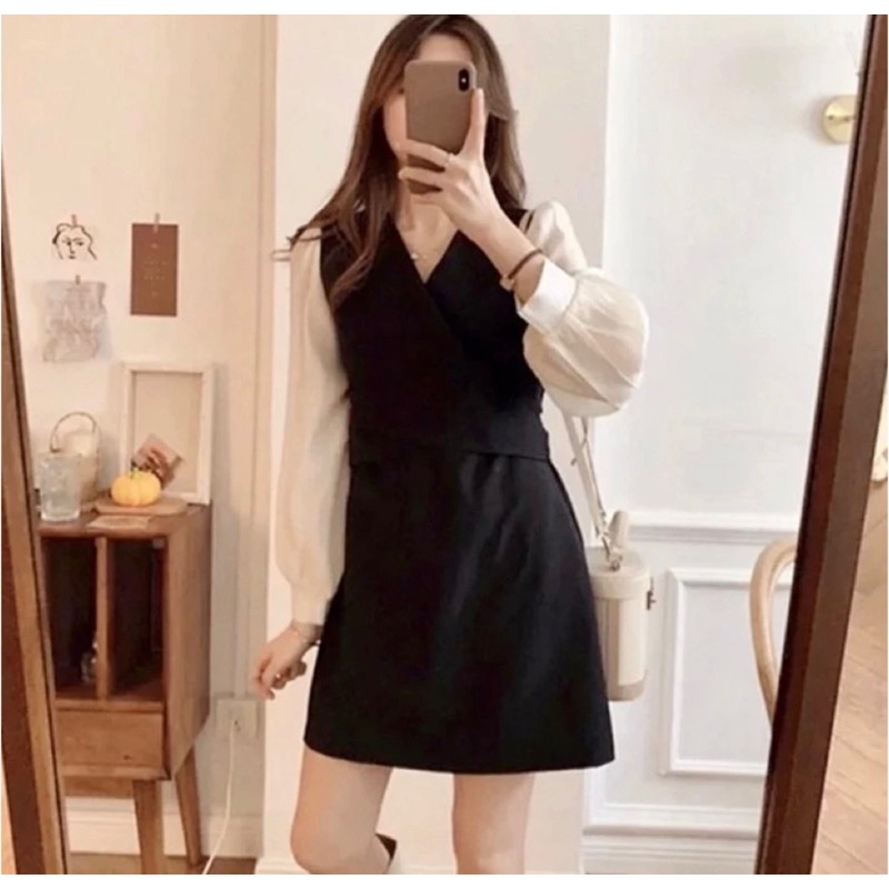 Lavie dress puffy longsleeve PL