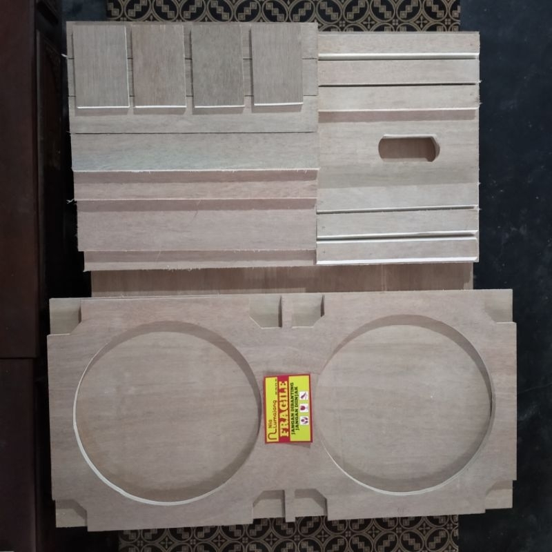 POTONGAN BOX SPEAKER PLANAR 12 INCH DOUBLE versi BREWOG