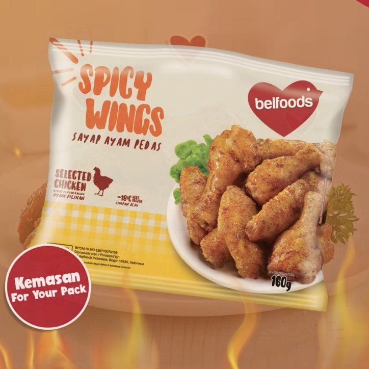 

Belfoods Spicy Wings | Sayap Ayam Belfoods