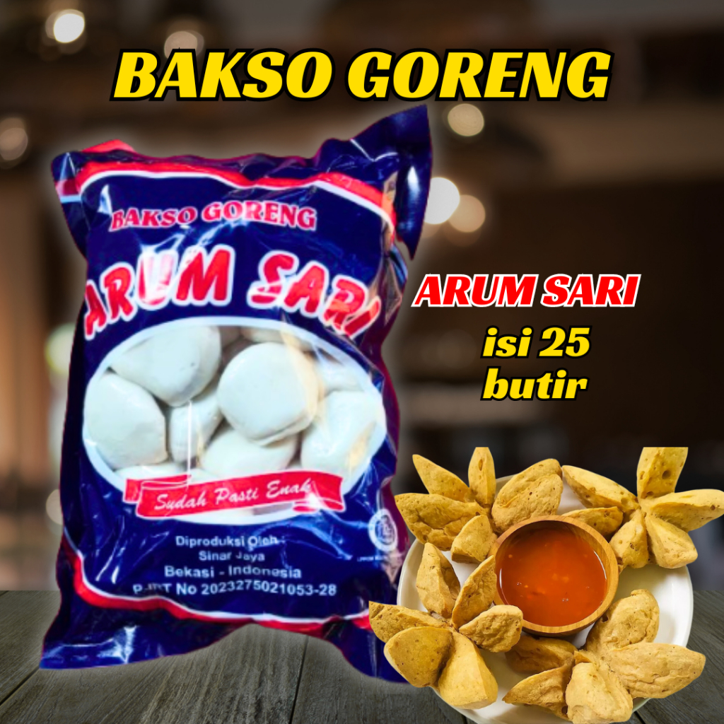 

BAKSO GORENG ARUM SARI ISI 25 - BAKSO GORENG GEROBAK IDE JUALAN UNTUNG BANYAK