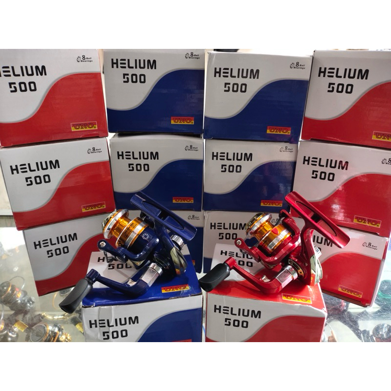 Reel Pancing udang UNO Helium 500