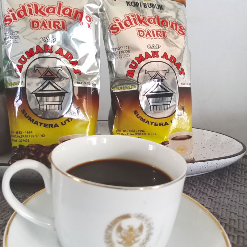 kopi hitam bubuk halus sidikalang