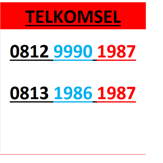 Nomor cantik telkomsel simpati 4g 5g seri tahun 1987 r1200