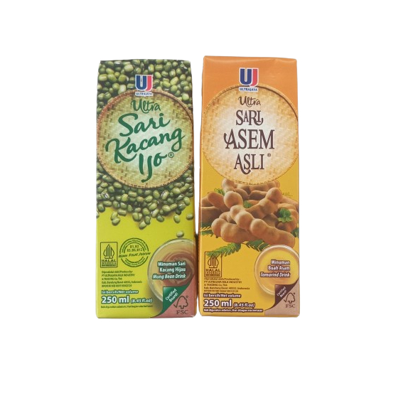 

Ultra Sari Kacang Ijo 250 ml | Sari Asem Aseli 250ml