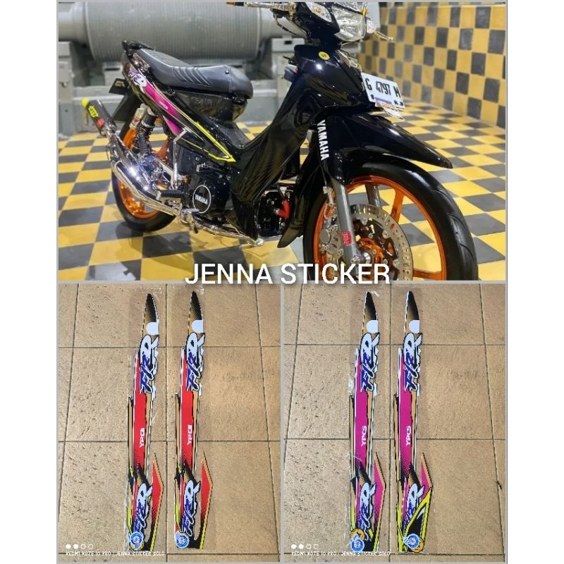 Striping Sticker standar ORI fizr 1996 sticker FIZR  SPOTY 1997 1998 murah berkualitas pink dan mera
