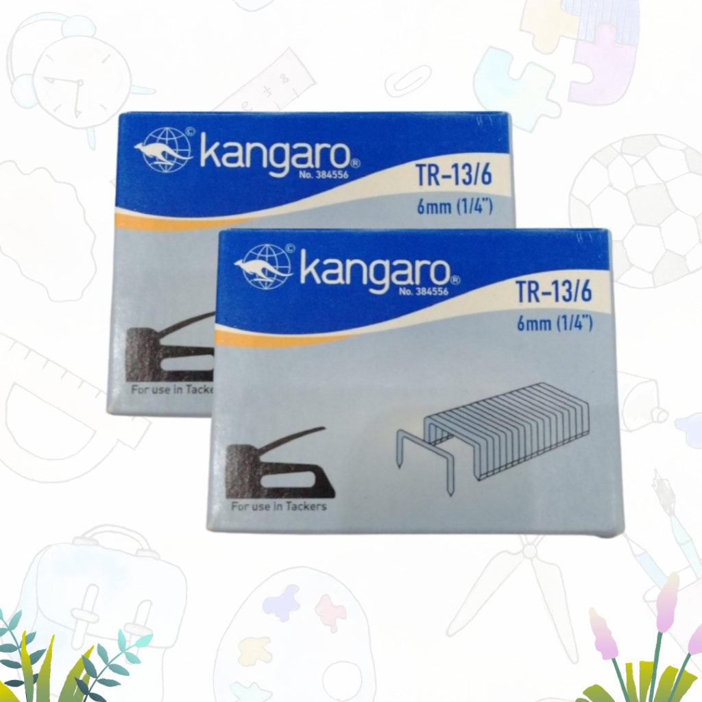 

Isi Stapler Tembak / Isi Staples KANGARO TR-13/6 6mm (1/4") - PCS