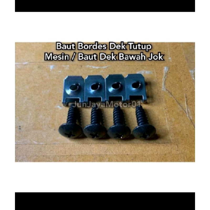 baut dek tutup mesin Mio soul