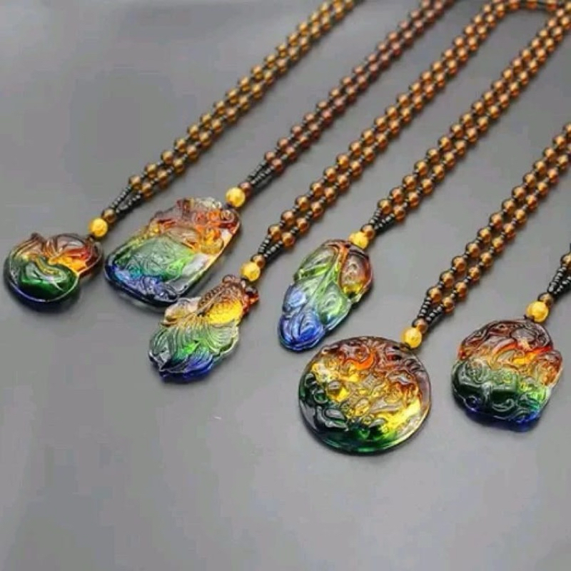 Kalung Giok Kesehatan Shio Buddha Pria Dan Wanita