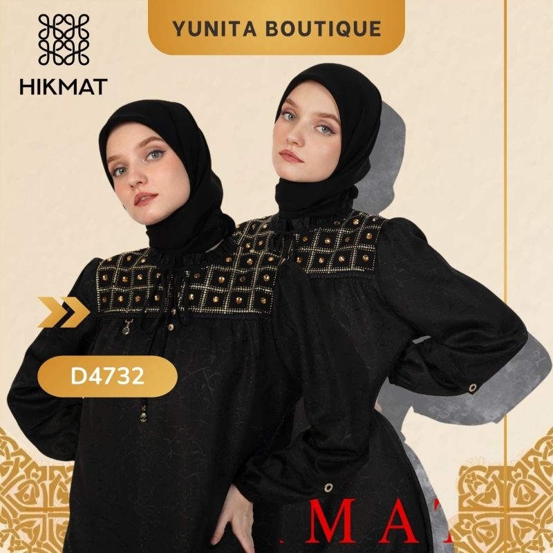 Abaya Hikmat New D4732 terlaris Original