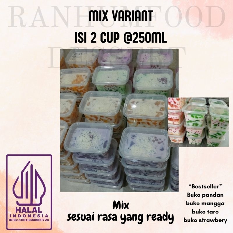 

BUKO PANDAN/BUKO MANGGA/BUKO TARO/BUKO STRAWBERY (KHUSUS GROSIR)