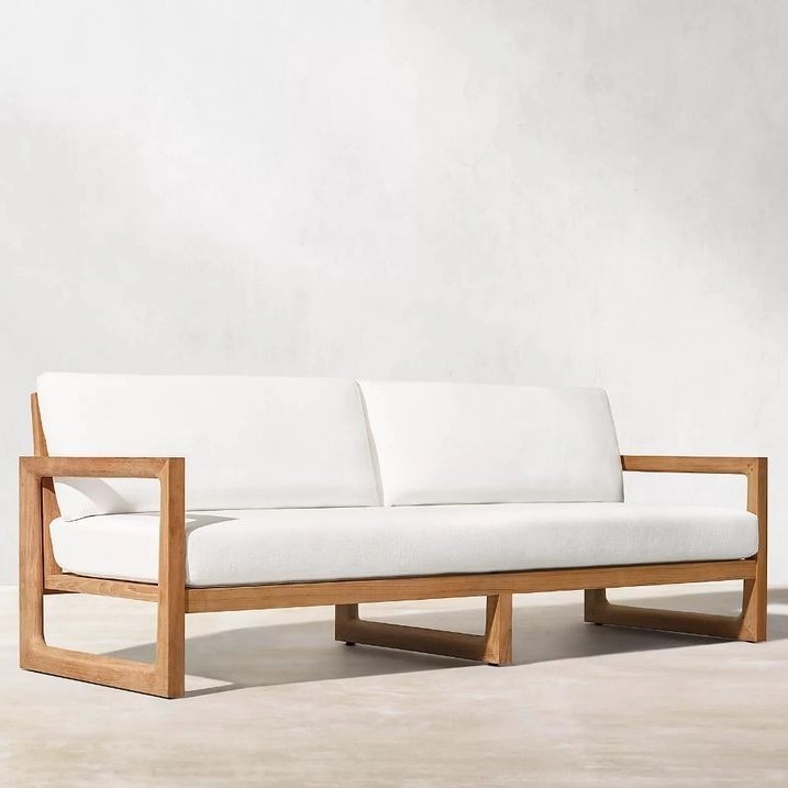 Kursi Sofa Jati Minimalis Sofa Teras Sofa Tamu 3 Dudukan