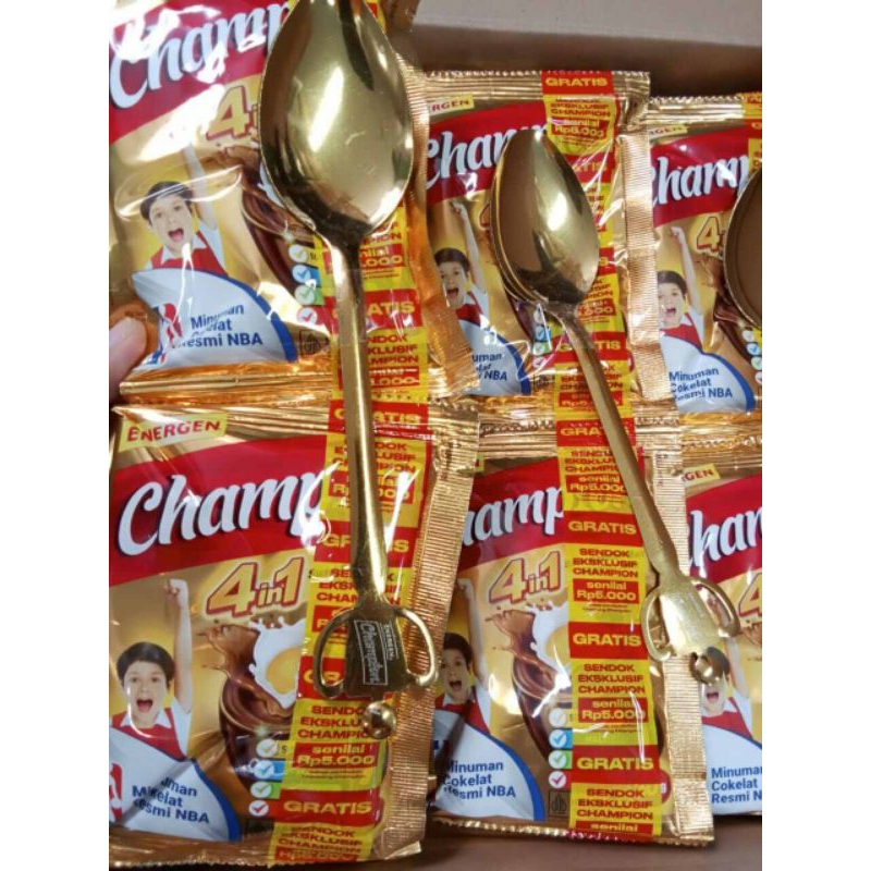 

Energen Champion 4in1 35gram free sendok
