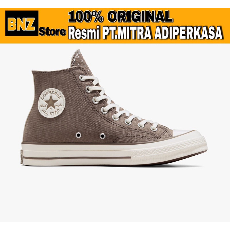 Sepatu Sneakers Pria Converse Chuck 70 Hi Classic Taupe/Classic Taupe