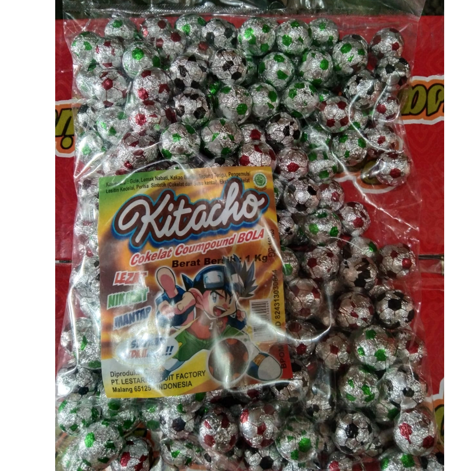 

KItacho Chocolate Ball Cokelat Bentuk Bola 1 Kg Coklat Hampers Ulang Tahun