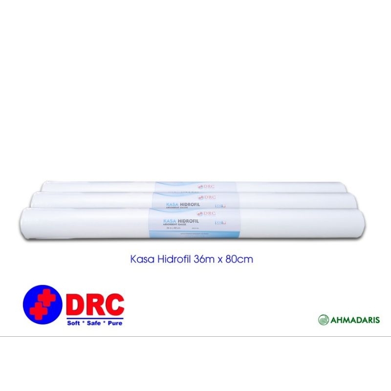KASA HIDROFIL 36mx80cm DRC (100% Katun, Standar Rumah Sakit Indonesia)