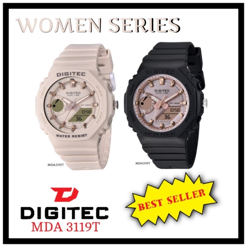 DIGITEC MDA 3119T WOMEN SERIES | JAM TANGAN WANITA DIGITEC MDA 3119T