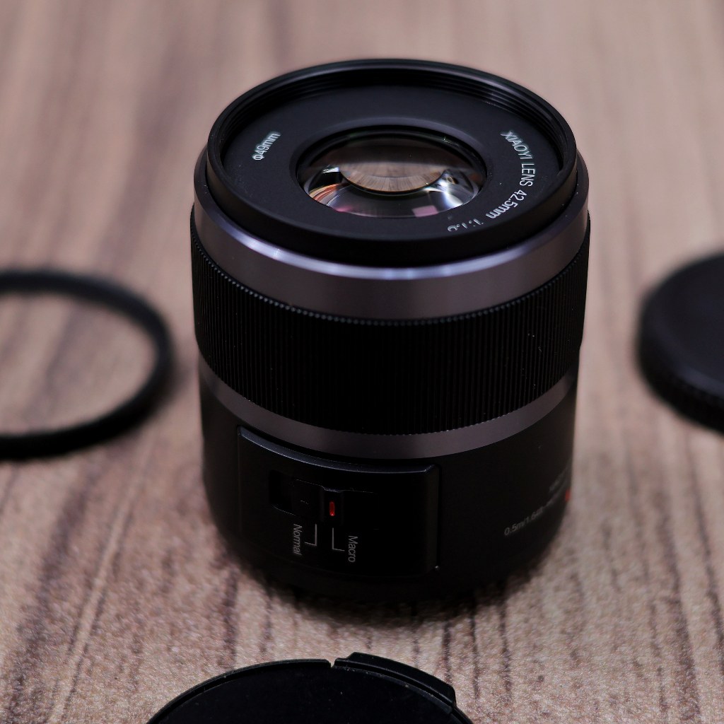 Lensa Xiaoyi 42.5mm F1.8 Support Macro untuk Lumix Olympus MFT