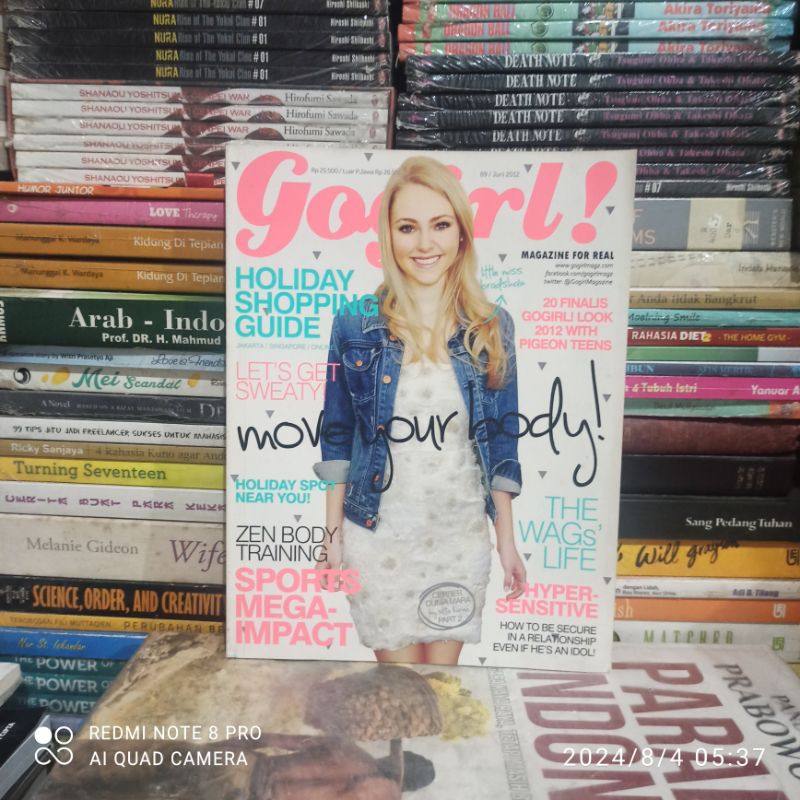 Majalah Gogirl Original 89/Juni 2012 Bekas Tanpa bonus