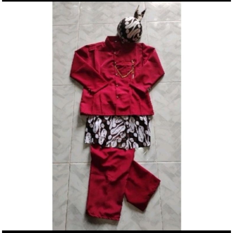 BAJU BASOFI ANAK/BAJU ADAT JAWA BASOFI ANAK