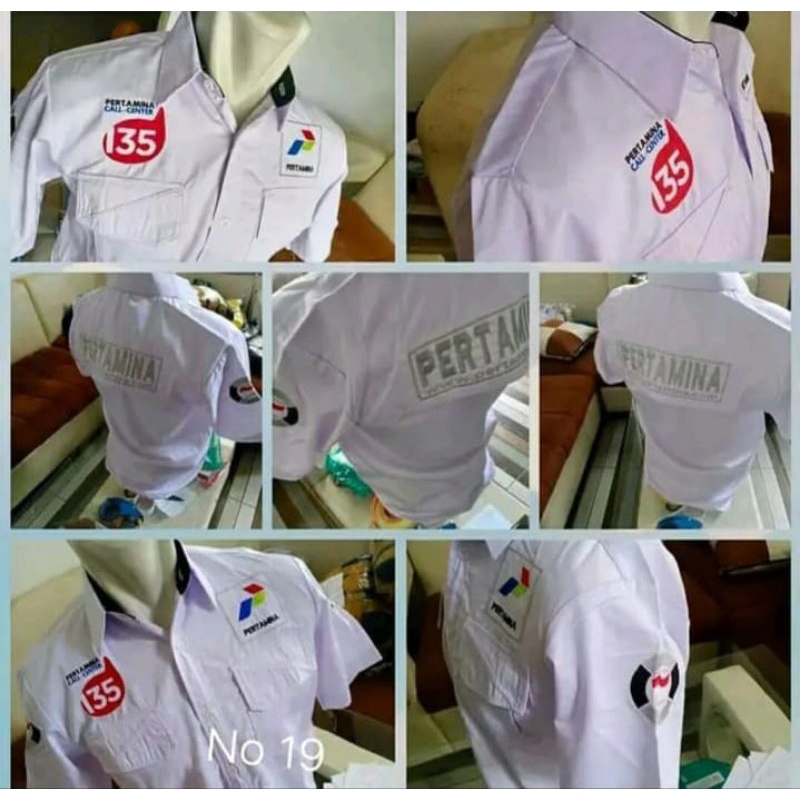 kemeja atasan staff spbu