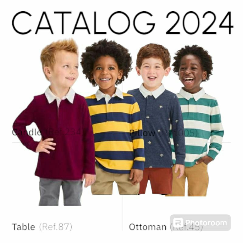 KAOS ANAK KERAH RUGBYPOLOSHIRT ANAK LAKI LAKI CAT & J4CK ORIGINAL SISA EXSPORT SIZE DARI 12 BULAN SA