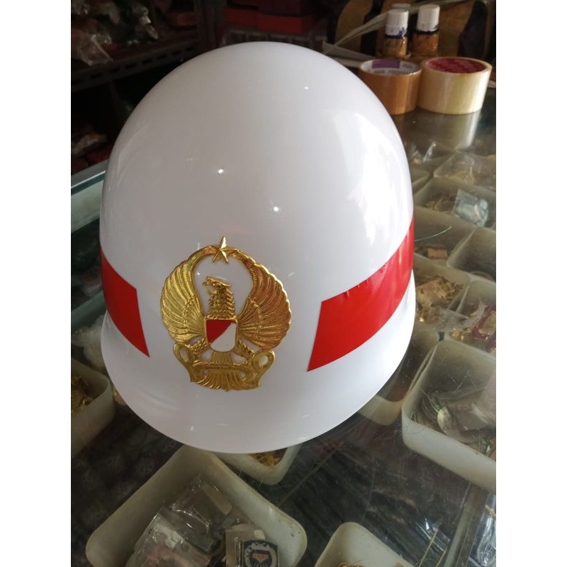 HELM PASUKAN PENGAWAL PASKIBRA TNI AD,HELM PDP UPACARA,HELM PATAKA TNI AD
