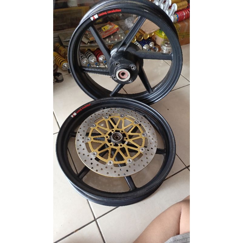 velg PSw tirev p6 tapak lebar