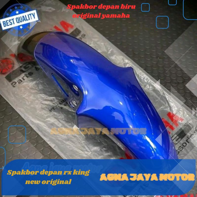 spakbor depan biru rx king new original yamaha