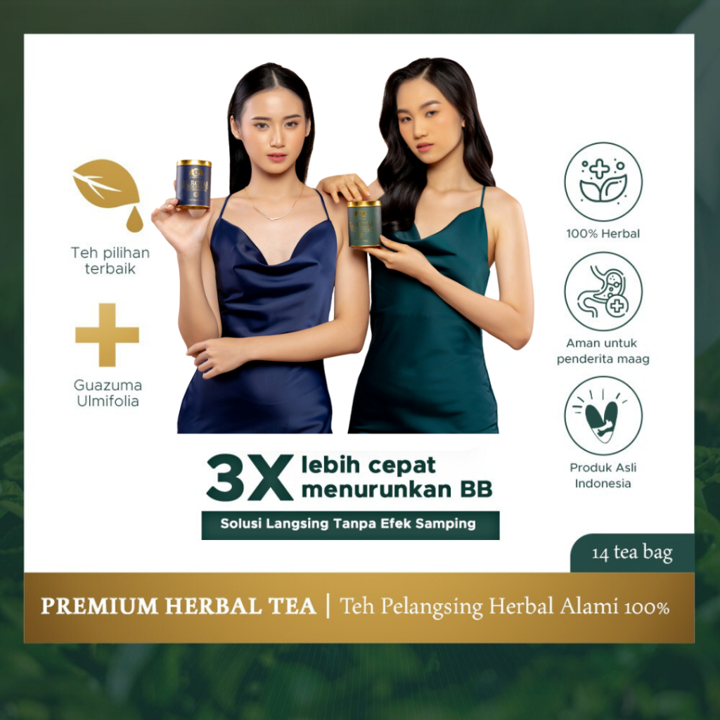 

El Royal Premium Tea / Teh Pelangsing Siang & Malam (1 paket) - BPOM 100% ORIGINAL