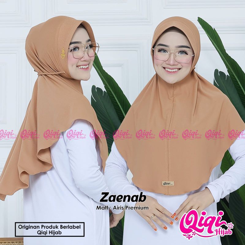 ** Qiqi Hijab ** Bergo Zaenab Original Qiqi Hijab