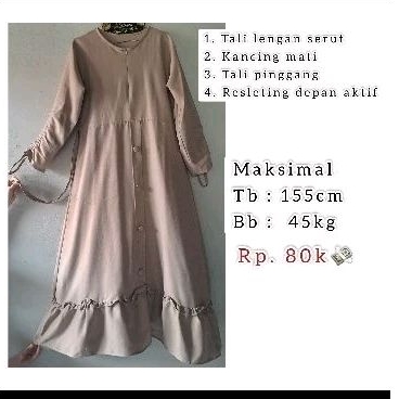 GAMIS FASHIONABLE TERMURAH