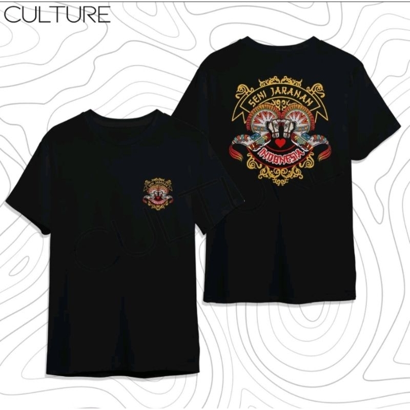 KAOS JAWA KESENIAN  JARANAN INDONESIA CULTURE PRIA DAN WANITA