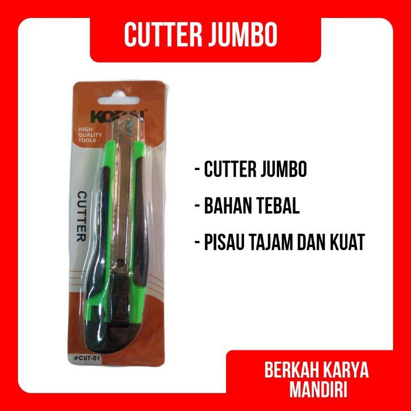 

Pisau Cutter / Cutter Besar / Cutter Stainless Kodai