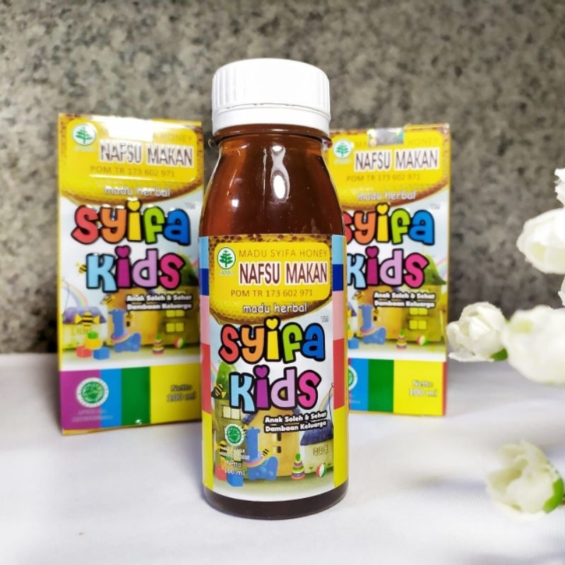 

Madu Anak Syifa Kids Nafsu Makan 100ml HIU Untuk Menambah Nafsu Makan Anak