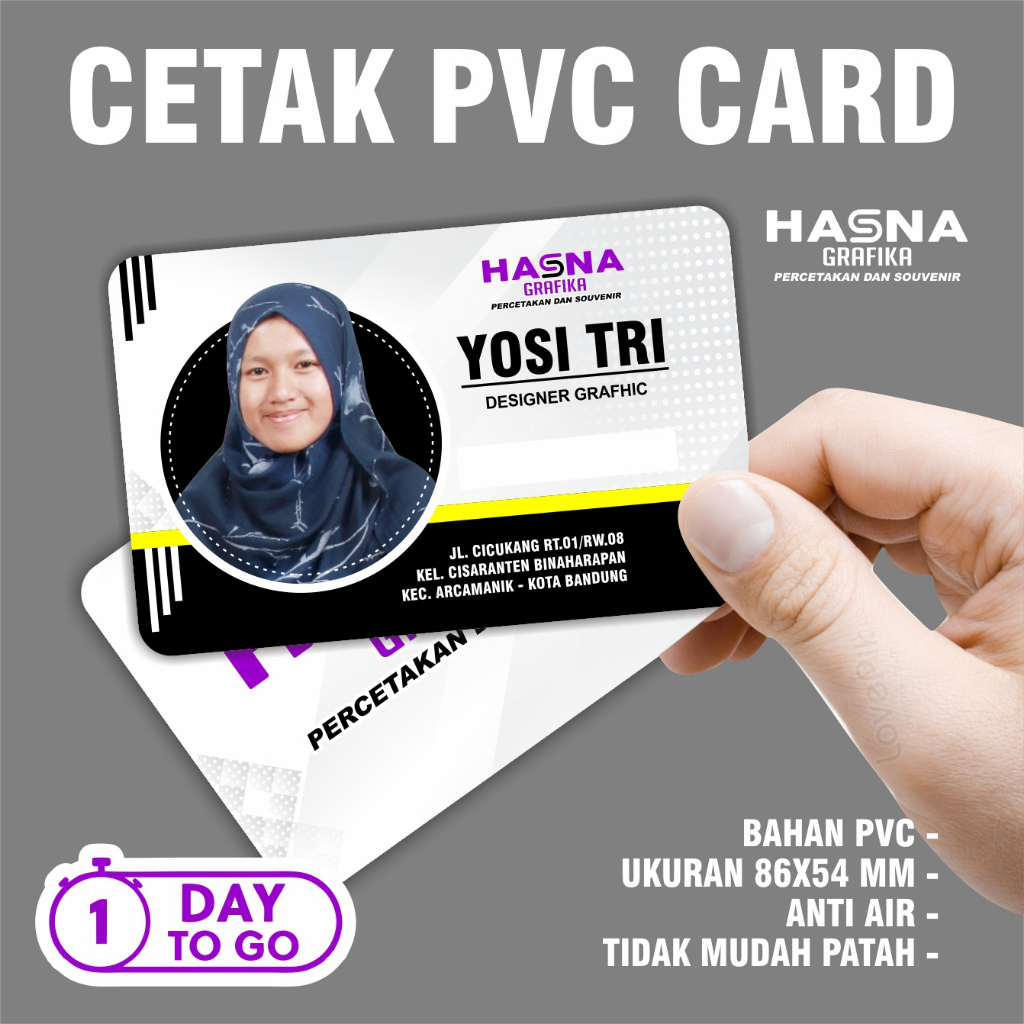 

KARTU ID CARD BAHAN PVC tebal 780 micron