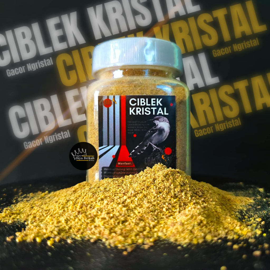 VOER CIBLEK VOER CIBLEK KRISTAL VOER CIBLEK GACOR 150 GRAM