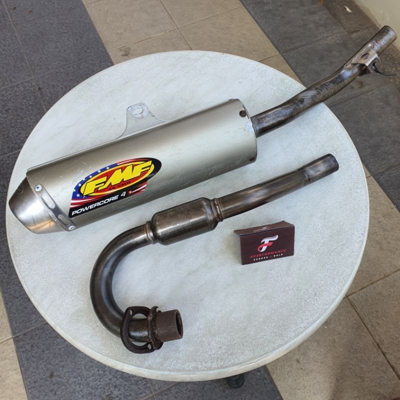 Knalpot FMF USA Silencer Full System Original Powercore 4 Stealth Q4 CRF 230F KTM Husqvarna excf FE 