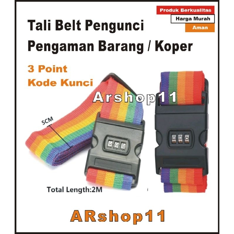 Tali Strap Berkode , Tali Pengaman Berkunci , Tali Koper