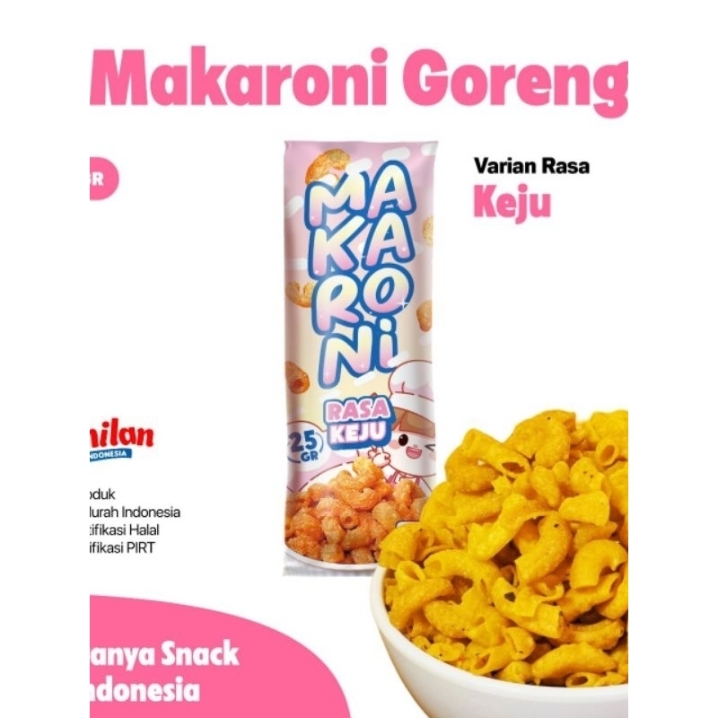 

Makaroni Goreng CMI | CEMILAN MURAH INDONESIA