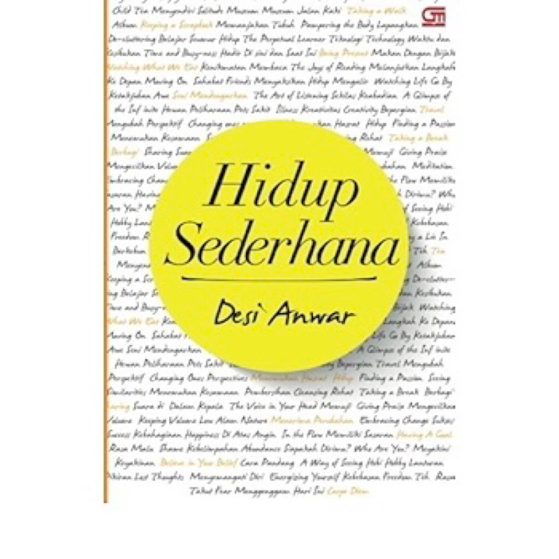 Buku Hidup Sederhana Desi Anwar Original New Sealed