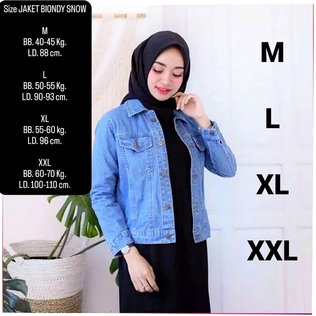 JAKET BIONDY WANITA/JAKET DENIM WANITA