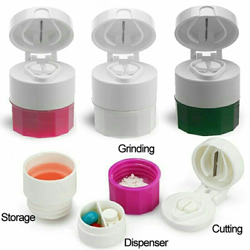 ALAT PEMOTONG PIL OBAT ALAT PENGHANCUR OBAT ALAT PENYIMPAN OBAT ALAT PEMISAH OBAT MINI PORTABEL