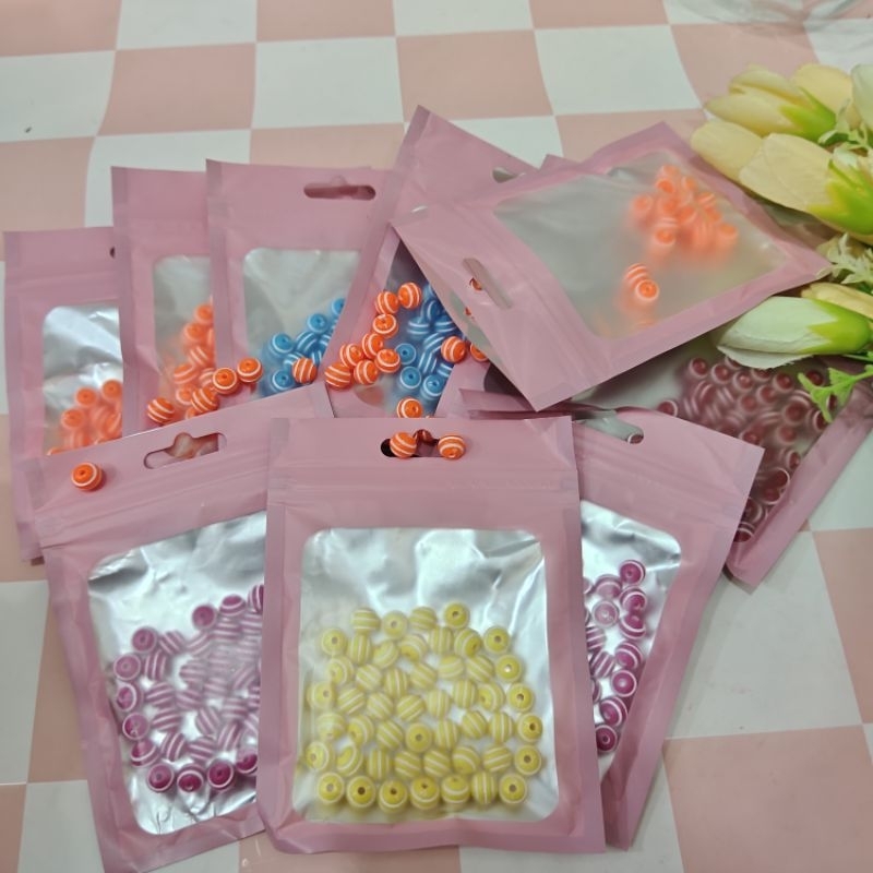 Manik Manik Blaster _ Manik-manik garis akrilik