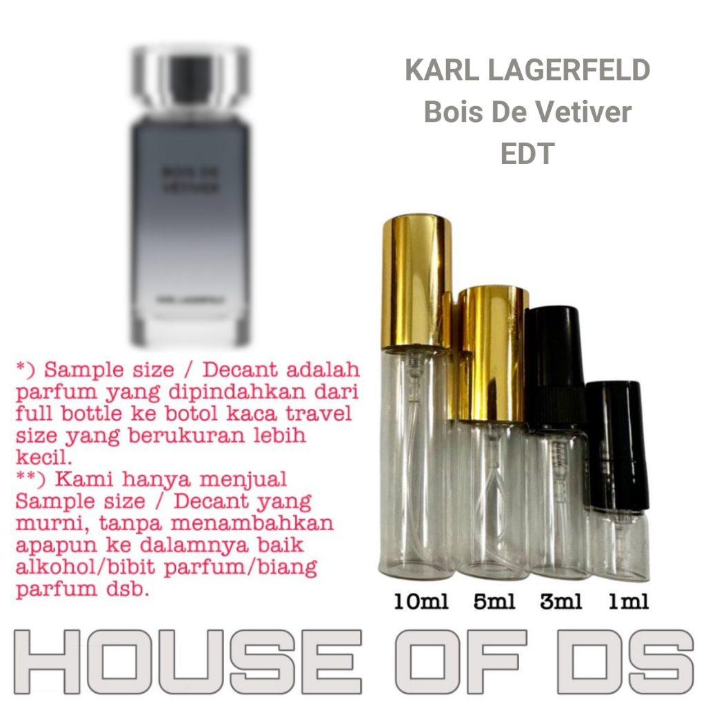 Decant Karl Lagerfeld Bois De Vetiver EDT 2ml/3ml/5ml/10ml
