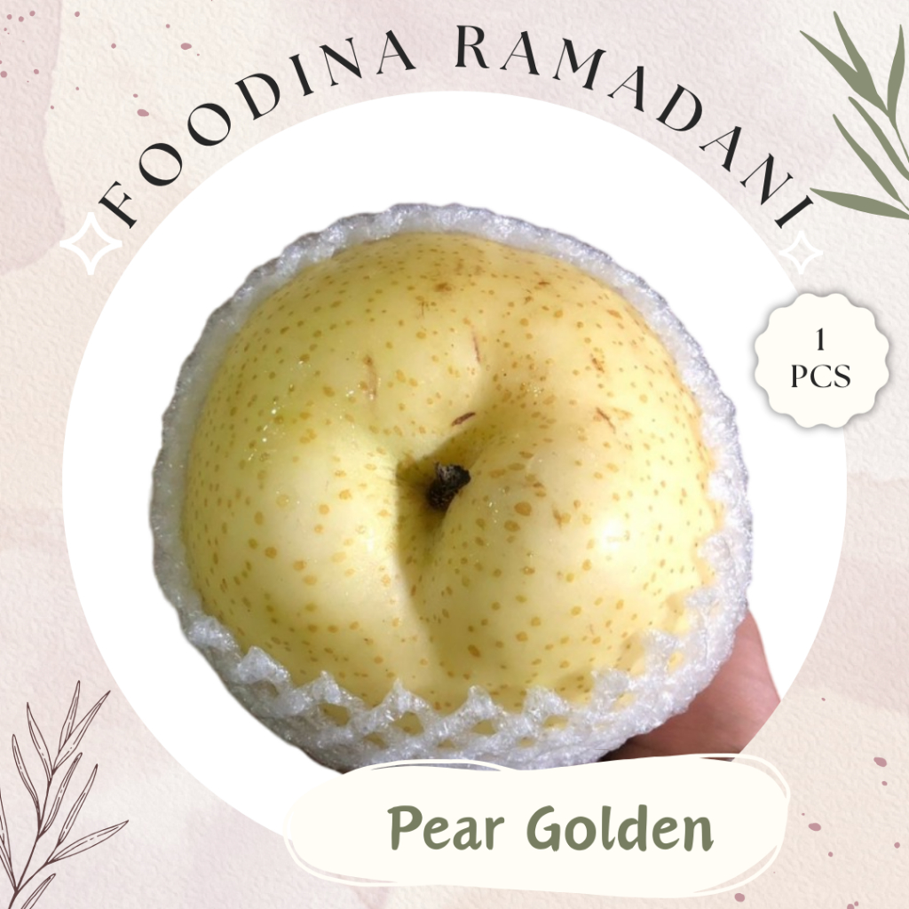 

BUAH PIR Pear Golden Import - Pear Fresh [ 1 Buah ] Harga Per PCS